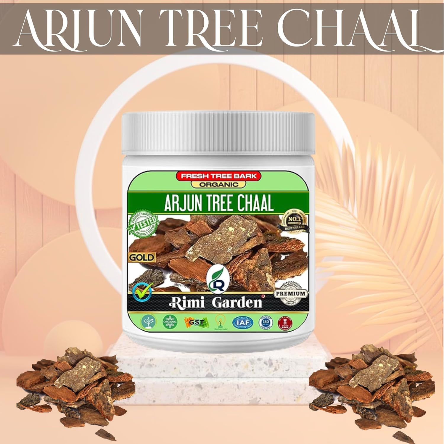 Rimi Garden Fresh Arjun Chaal For Good Health, Bark From Live Arjun Tree, Fully Natural And Organic For Use | 400gm 0.8lbs