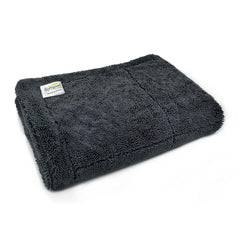 Softspun Microfiber Cloth Towel 400 Gsm | Extra Thick Microfiber Cleaning Cloths Perfect For Bike, Auto, Cars Both Interior & Exterior (Grey)- Pack Of 1