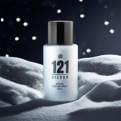 JD International 121 Silver Apparel Unisex Perfume With Long Lasting Fragrance - 100ml, 3.4 fl.oz.| perfume For Men & Women