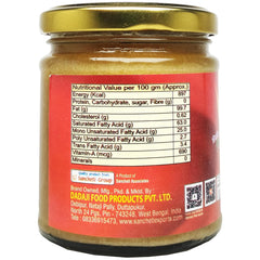 Organic Pure Gawa Ghee By Dadaji | High In Vitamins A, D & Healthy Desi Cow Ghee Perfect For Sweets | (200ml) 6.7 Ounce | Jar Pack