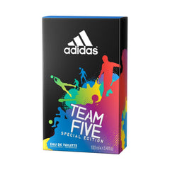 Adidas Team Five Special Edition Eau De Toilette Spray 100ml 3.4 Fl.oz. Long Lasting | Masculine Fragrance