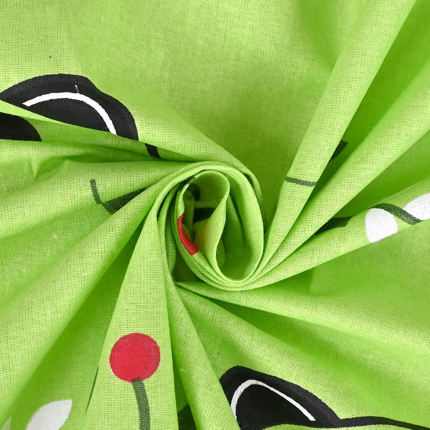 1 Single Bedsheet With 1 Pillow Cover - 57 X 87 Inches, Light Green | Skin Friendly Fabric For Everyday Use - Soft, Breathable & Comfortable Sleeping