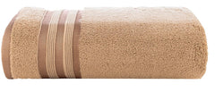 Casa Copenhagen Egyptian Cotton Zero Twist 1 Pcs Large Bath Towel 500 Gsm (Beige)
