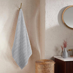 Mytrident Quick Dry 100% Cotton Bath Towel 450 Gsm (Charcoal Grey) - 1 Pcs