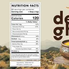 Pure Desi Ghee By Jivo | Rich In Nutrients Healthy & Protein Fiber Desi Ghee Perfect For Overall Health | (1 Litr) 33.8 Ounce | Jar Pack