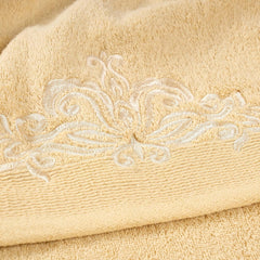Maspar 100% Cotton Windsor Hand Towel 400 Gsm (Golden) - Set Of 2