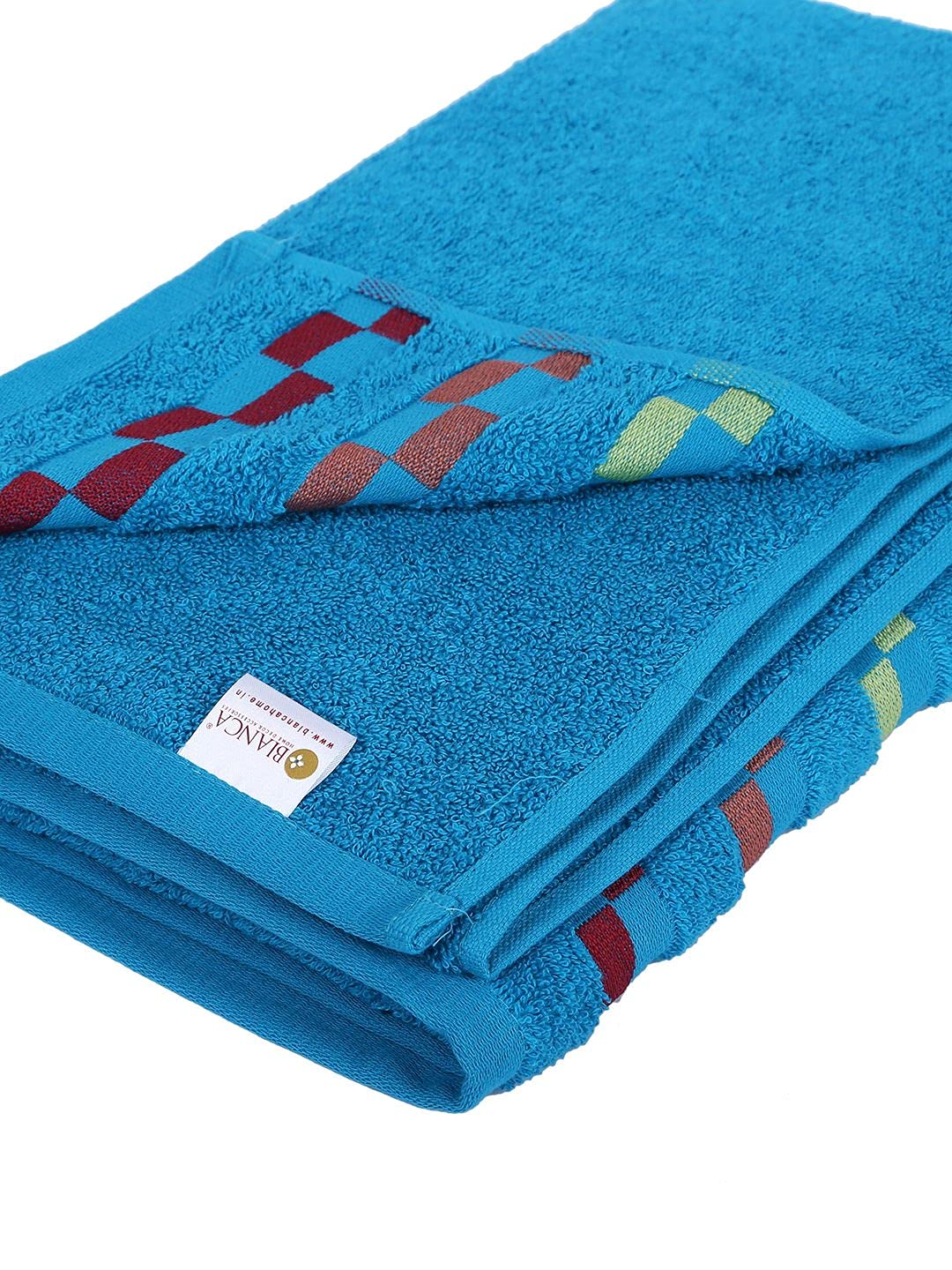 Bianca Super Soft Turkish Terry Towel 600 Gsm | 100% Mercerised Cotton Large Bath Towel Super Absorbent | Anti Bacterial, Quick Dry Technology - Teal