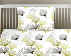 Printed Single Size Bedsheet Elasticated Fitted With 1 Pillow Cover - 30 X 72 Inch, White & Grey | 180 Thread Count - Lightweight & Breathable Bedsheet