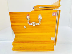 Musical Instrument Harmonium With Cover Bag - 7 Stopper, 39 Keys, Double Fold Bellows, Two Reeds (Base- Male), 3 1/4 Octaves | Tuning 440 Standard Pitch - Compact & Portable Design