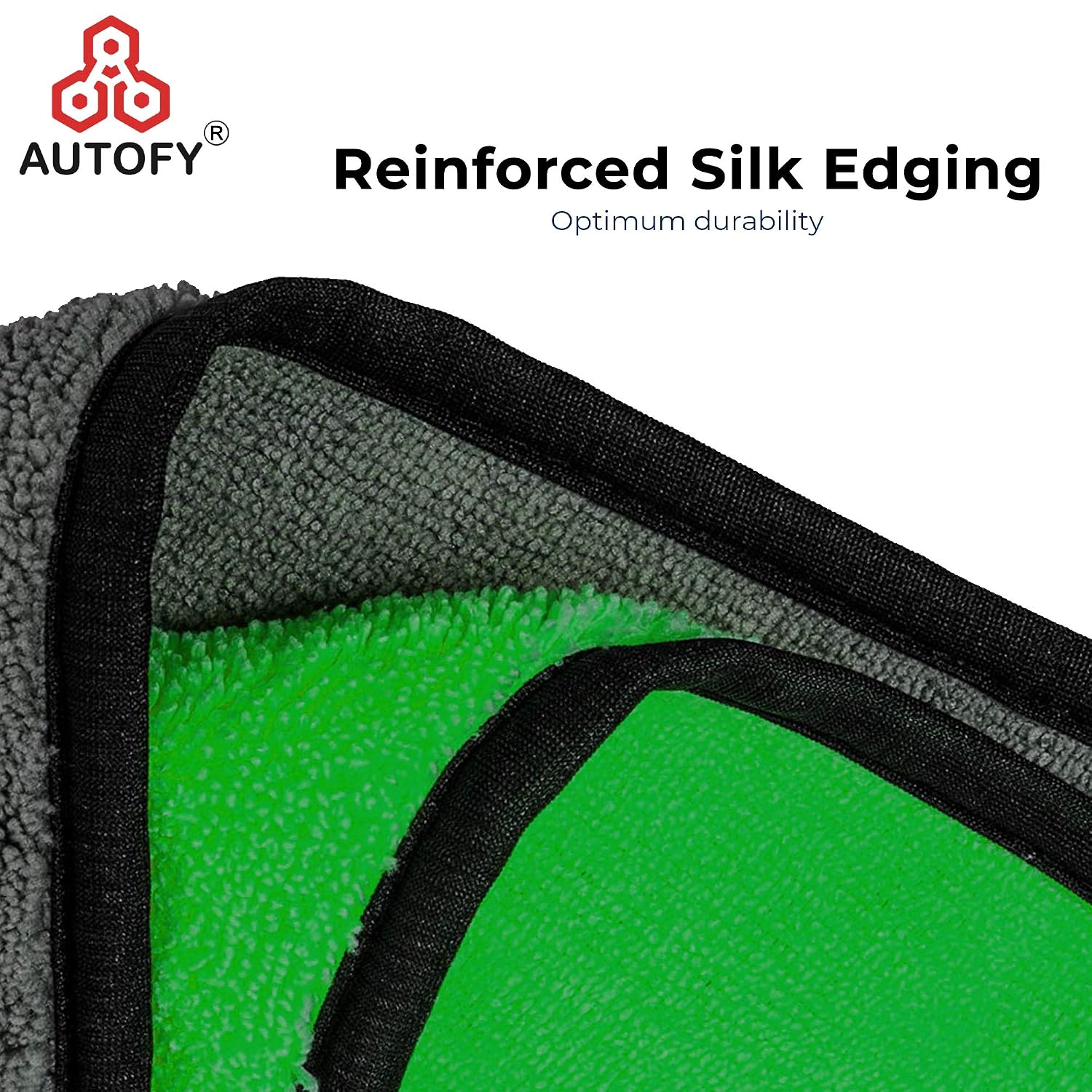 Autofy Multipurpose Microfiber 1100 Gsm | Cleaning Towel Microfibre Cloth Highly Absorbent Dust Towels For All Vehicles Bikes Cars Glass Kitchen - Multicolour (Pack Of 6)