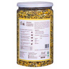 The Indian Chai Organic Chamomile Flower Tea - 100gm, 3.5 Ounce | Helps With Sleep & Improves Sleep Quality - Caffeine Free | Soothes Skin Irritations