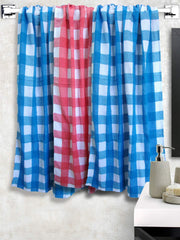 Athom Trendz Living Cotton Bath Towel 600 Gsm | Lightweight, Soft & Absorbent, Quick-Drying, Skin-Friendly, Luxury Quality, Durable Towel - Pack Of 3 (Red & Blue)