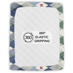 All Around Elastic Fitted Bedsheet With 2 Matching Pillow Covers - 60 X 72 Inches, Multicolor | Long Lasting Use & Everyday Luxury | Ideal For All Seasons