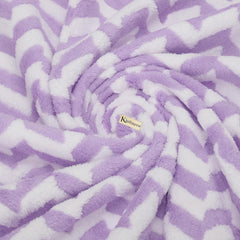 Khillayox Microfiber Hudson Large Size Bath Towel 400 Gsm (Purple)