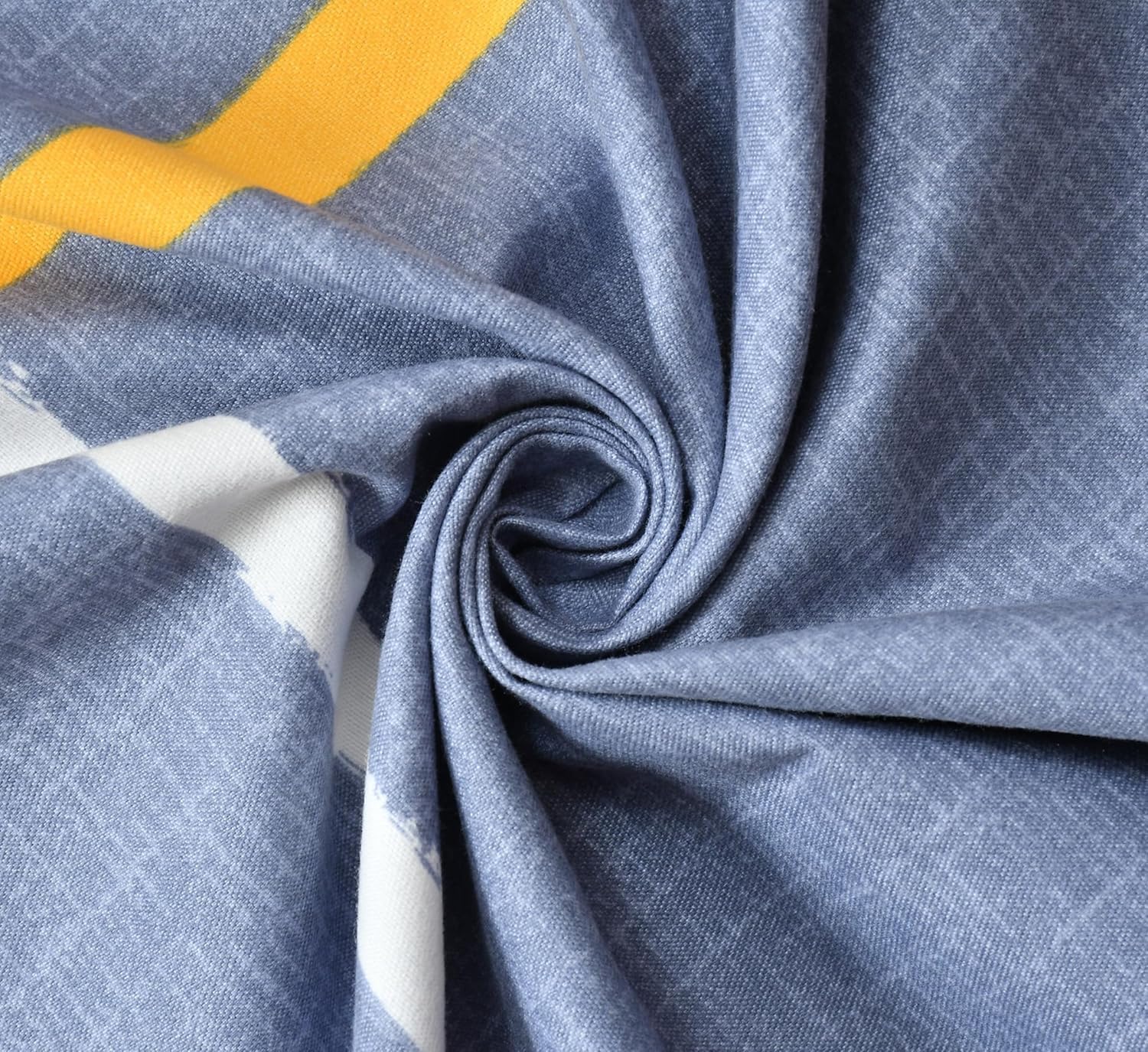 Printed Double Bedsheet With 2 Pillow Cover - 72 X 78 X 6 Inches, Grey | All Around Elastic Fitted Bedsheet | Super Soft Polycotton With 200 Thread Count