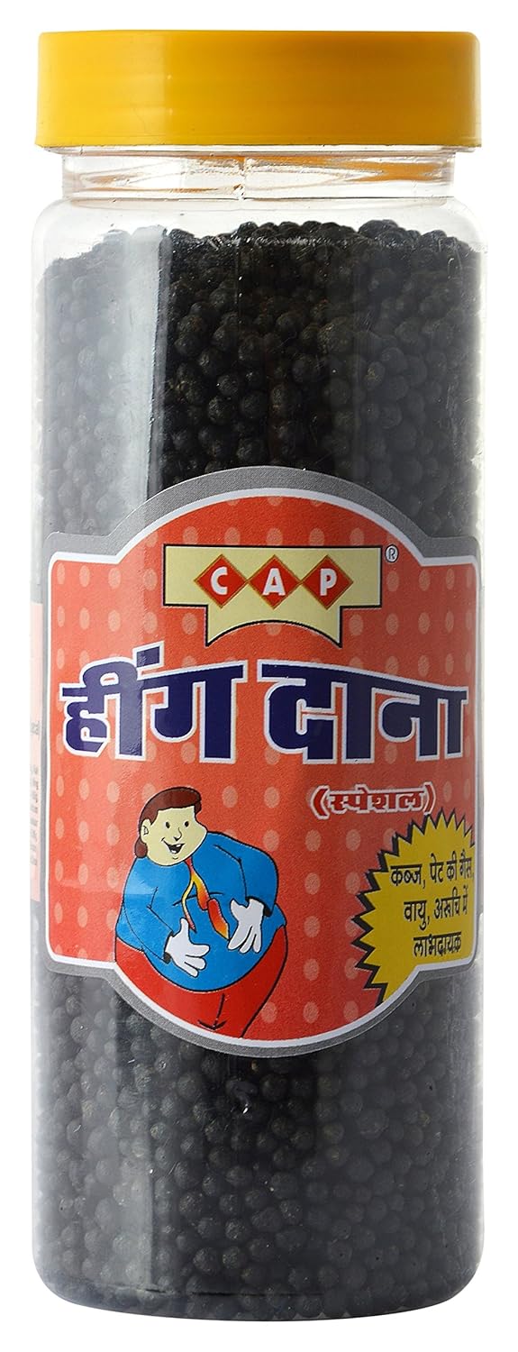C A P Hing Tikia Peda & Hing Dana Goli 880gm, (440gm *2) | Jar Pack