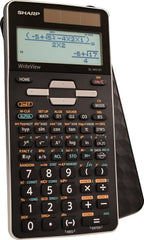 Sharp Calculators EL-W516TBSL Advanced Scientific Calculator With Write View 4 Line Display & Solar Power