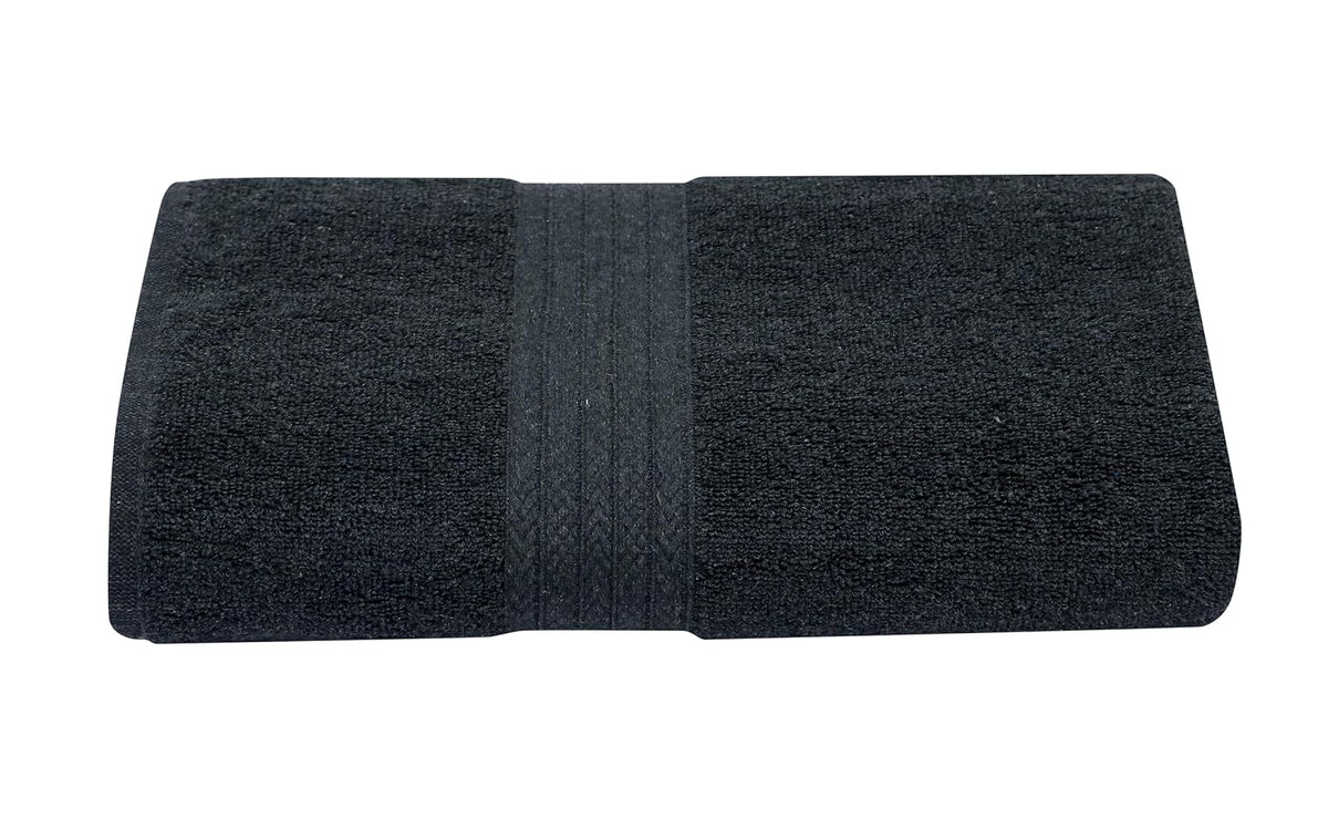 RD Trend 100% Cotton Bath Towels 500 Gsm | Soft & Absorbent Bath Towel For Men, Women Urban Comfort (Black)