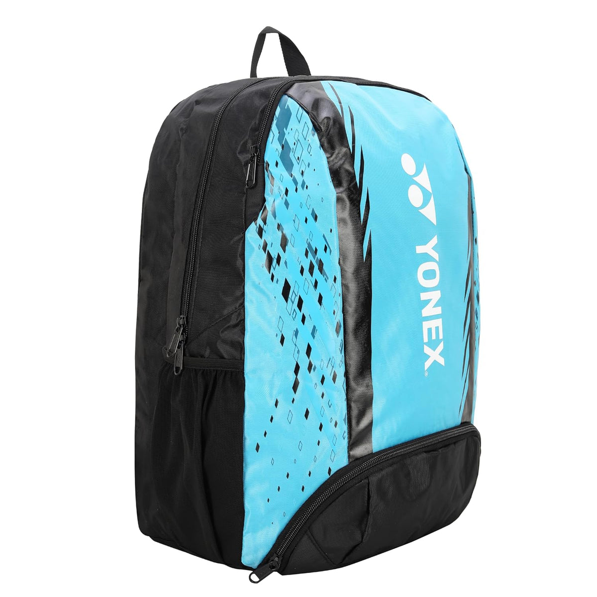 Yonex Badminton Backpack 2312 T02, Size - Large, Colour - Sea Blue White, Material - Polyurethane