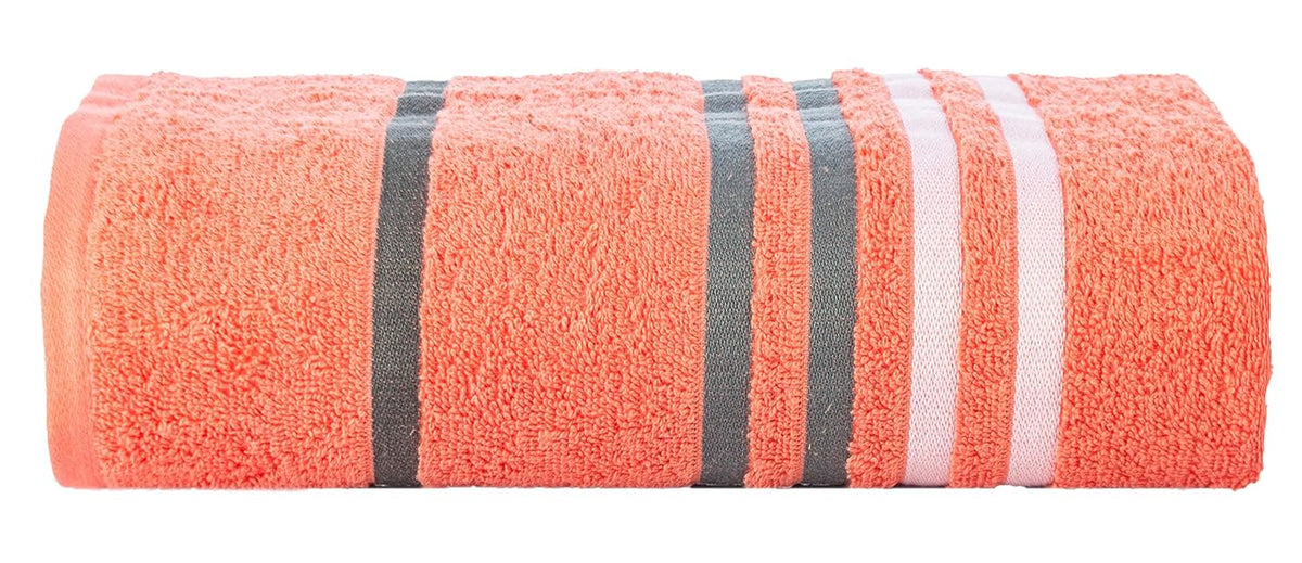 Casa Copenhagen Egyptian Cotton Exotic 1 Pcs Large Bath Towel 520 Gsm (Malibu Peach)