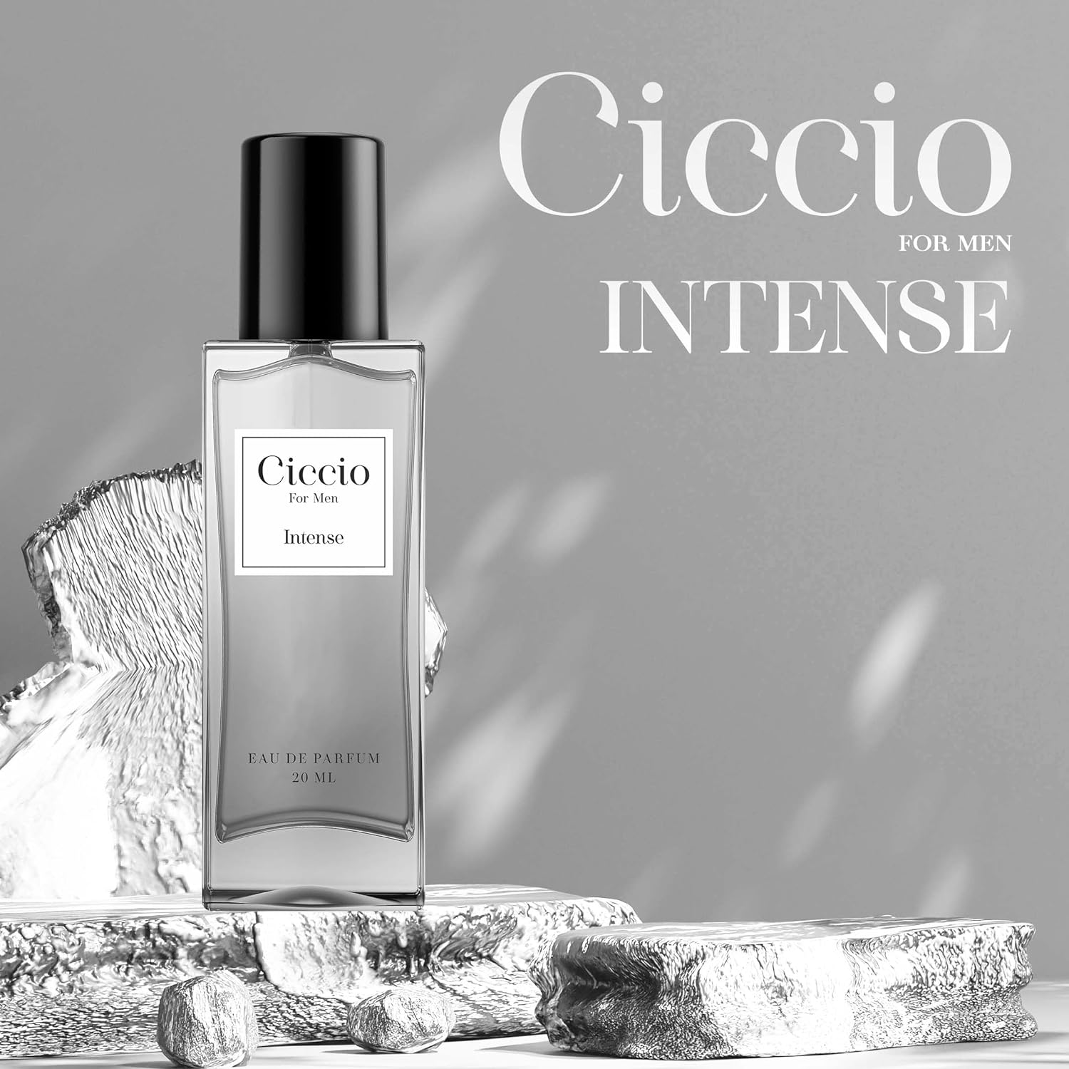 Ciccio Intense Eau De Parfum For Men 20ml 0.6 Fl.oz. | Long Lasting Luxury Fragrance