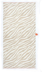 Thirsty Towel Bamboo Bath Towel 460 Gsm | Super Soft & High Absorbency Towels, Light Weight, & Quick Dry Towels (Taupe Tiger, Sassy Leopard) - Pack Of 2