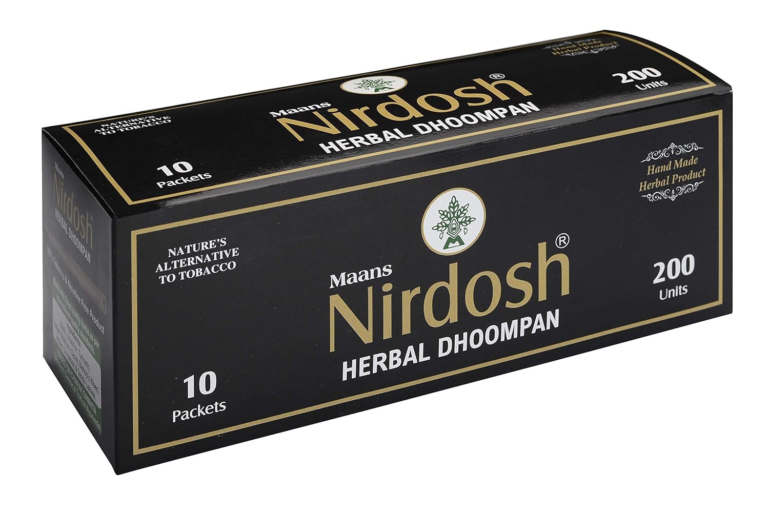 Herbal Dhoompan Sticks (Without Filter) - Pack Of 2X 20 Beedi | Handmade Herbal Product