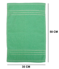 Weavers Villa Cotton Plain Soft Face/Hand Towel 1200 Gsm (Multicolour) - Set Of 8