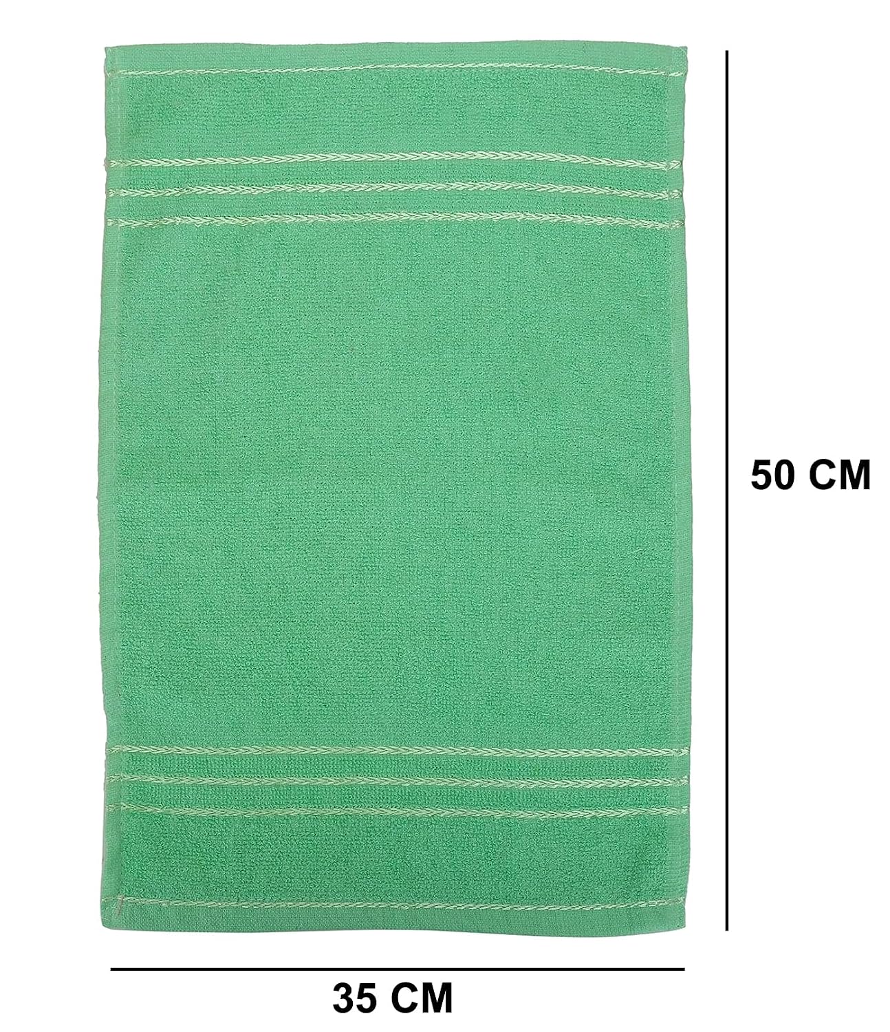 Weavers Villa Cotton Plain Soft Face/Hand Towel 600 Gsm (Multicolour) - Set Of 4