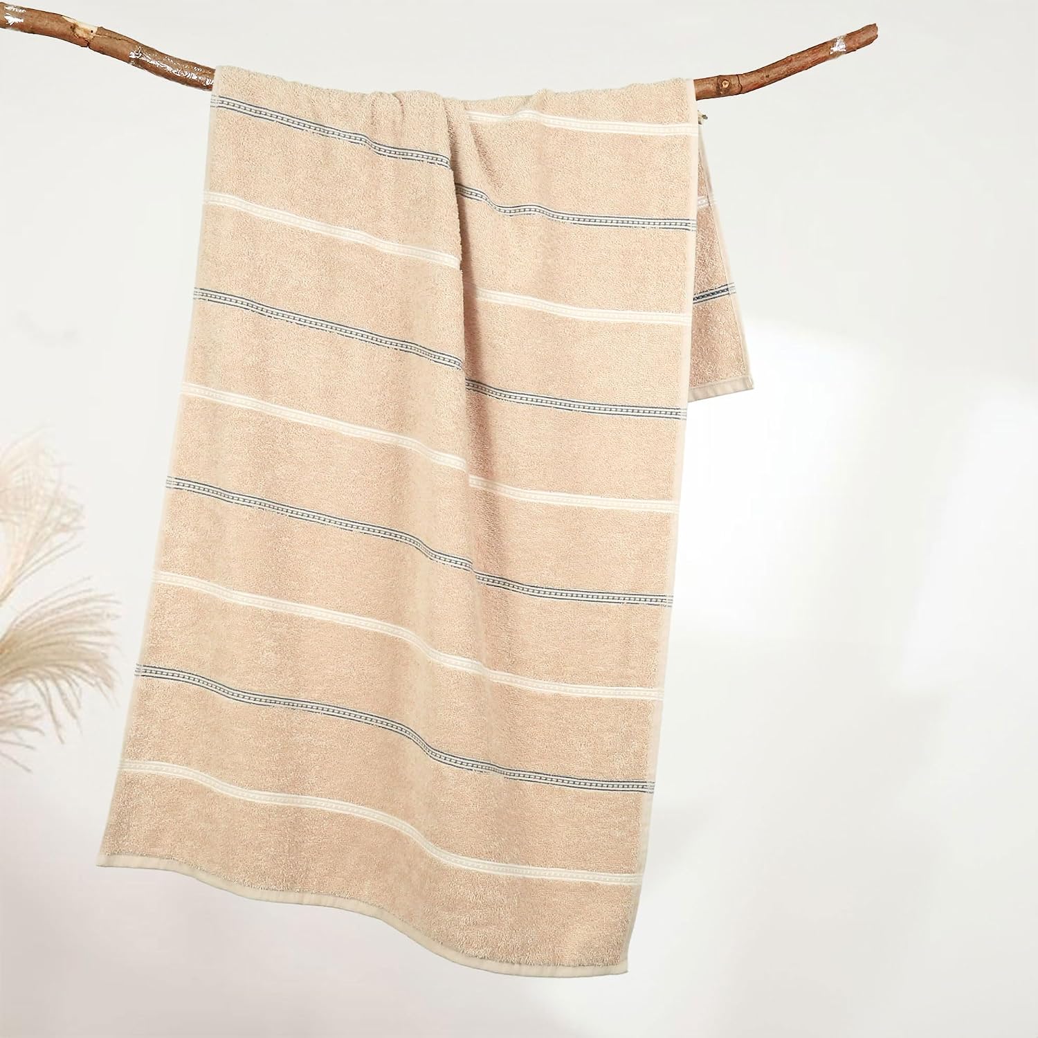 Mytrident Bath Towel Urban Comfort 450 Gsm | 100% Cotton Bath Towel (Hexa Brown)
