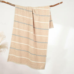 Mytrident Bath Towel Urban Comfort 450 Gsm | 100% Cotton Bath Towel (Hexa Brown)