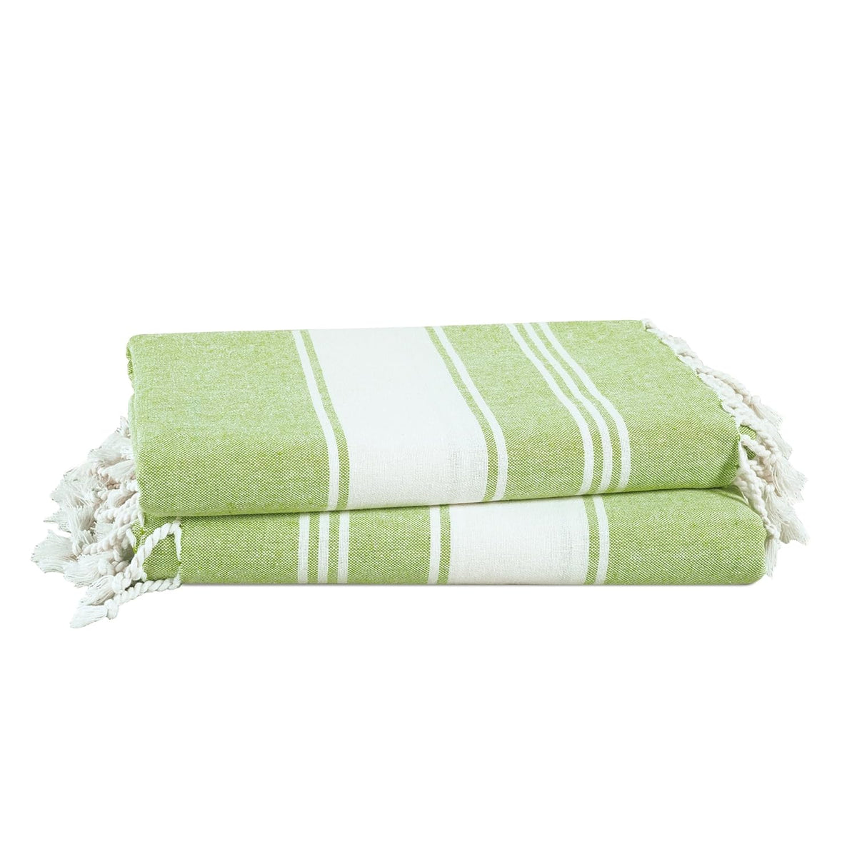Lane Linen Turkish Bath Towel 699 Gsm | Oversized Towel Lightweight Beach Essentials For Women, Large Pool Towel- Jade Lime (2 Pack)