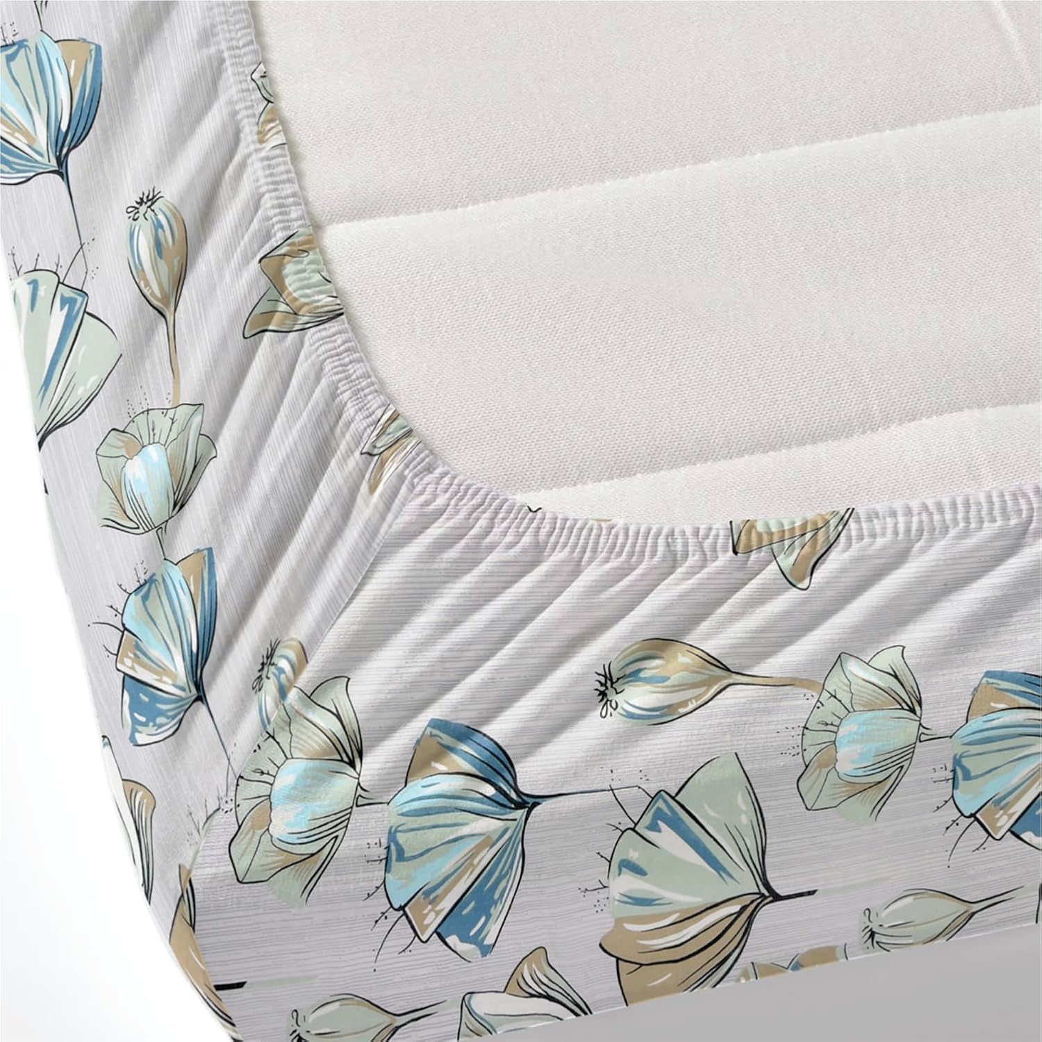 Bedsheet King Size With 2 Pillow Covers (72 X 78 Inches) Multicolor | Double Bed With All Around Elastic Fitted - Durable & Long Lasting Wrinkle Resistant Fabric