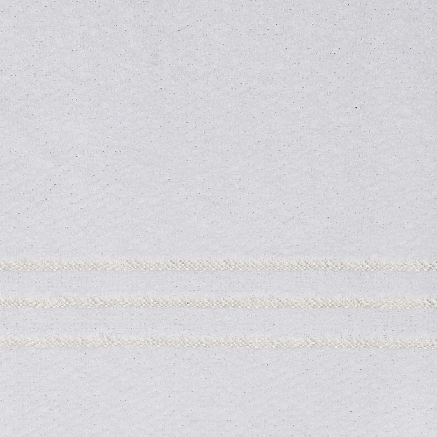 Kuber Industries 400 Gsm Cotton Bath Towel 2 Piece - White