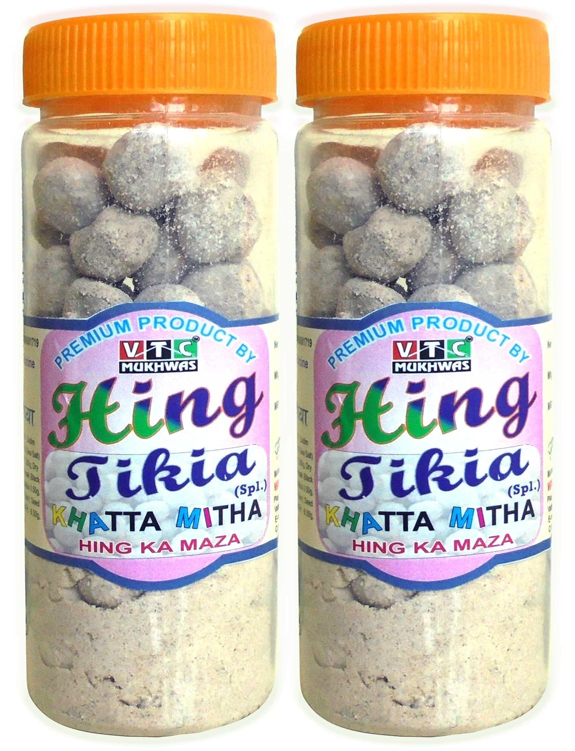 Vtc Mukhwas Natural Hing Peda Mukhwas 400gm, (200gm *2) | Good For Digestion | Jar Pack