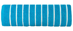 Casa Copenhagen Egyptian Cotton Waffle Large Size Bath Towel 500 Gsm (Teal Blue)