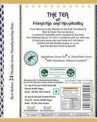 San-Cha Moroccan Mint Green Tea - 25 Tea Bags | Herbal Tea For PCOS & PCOD - Low Bitterness, Zero Calories, Low Caffeine