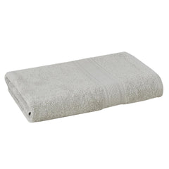 Fresh From Loom Luxury Edition Egyptian 100% Pure Cotton Bath Towel 600 Gsm | High Water Heavy Soft Dual Stitched Bath Towel (Light Grey)