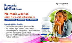 Trexgenics Pueraria Mirifica Extract 550mg With Collagen Booster Vitamin C | 60 Vegetarian Tablets , 100gm 0.2lbs