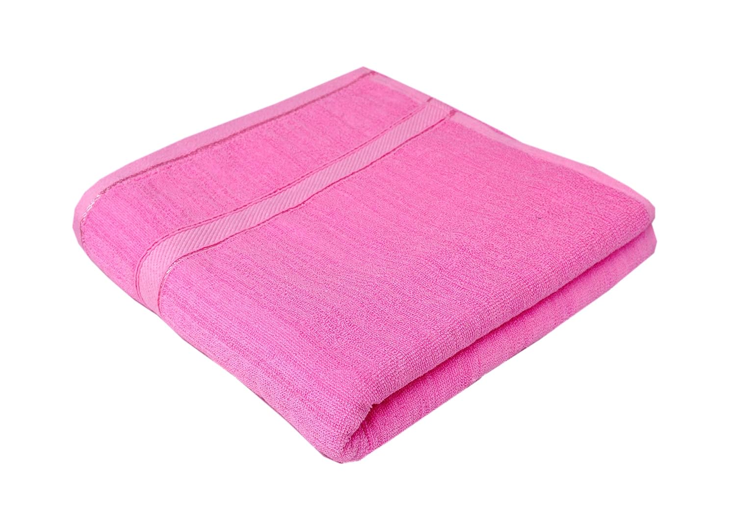 Space Fly Cotton Luxury Bath Towels 600 Gsm (Pink)- Pack Of 1