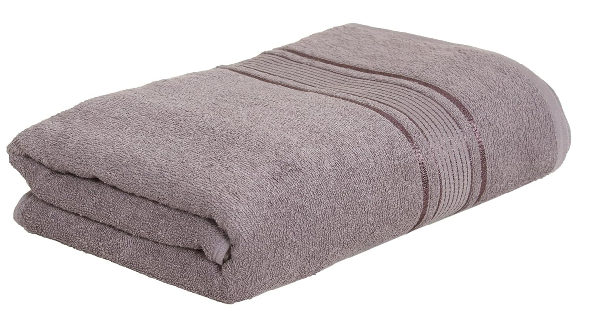 Fash Home Towel 400 Gsm | Ultra Soft, Highly Absorbent, Quick Dry, Plush & Durable Cotton Bath Towel (Grey)