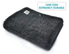 Softspun Microfiber Cloth Towel Set 400 Gsm | Extra Thick Microfiber Cleaning Cloths Perfect For Bike, Auto, Cars Both Interior & Exterior (Grey)