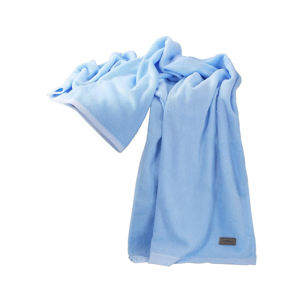 Spread Spain Bamboo Bath Towels 360 Gsm | Large Size Bamboo Bath Towel High Absorbent & Soft Bath Towel For Men & Women (Light Blue)