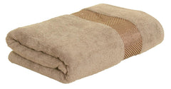 Fash Home International Bath Towel 500 Gsm | Ultra Soft, Highly Absorbent, Quick Dry, Plush & Durable Cotton Bath Towel (Beige)