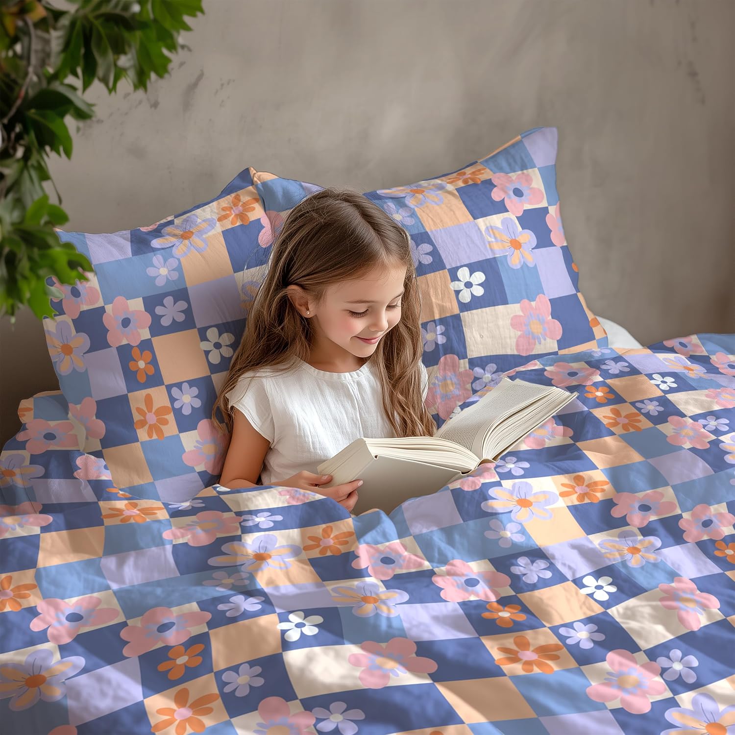 Cotton Bedsheet For Single Bed With 1 Pillow Cover - 54 X 84 Inches, Multicolor | Soft Touch Cotton Fabric-Comfortable & Durable | Elegant Printed Bedding Set For Daily Use