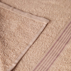 Kopa By Bianca 100% Cotton Soft Terry Face Towel 400 Gsm (Taupe) -Pack Of 8