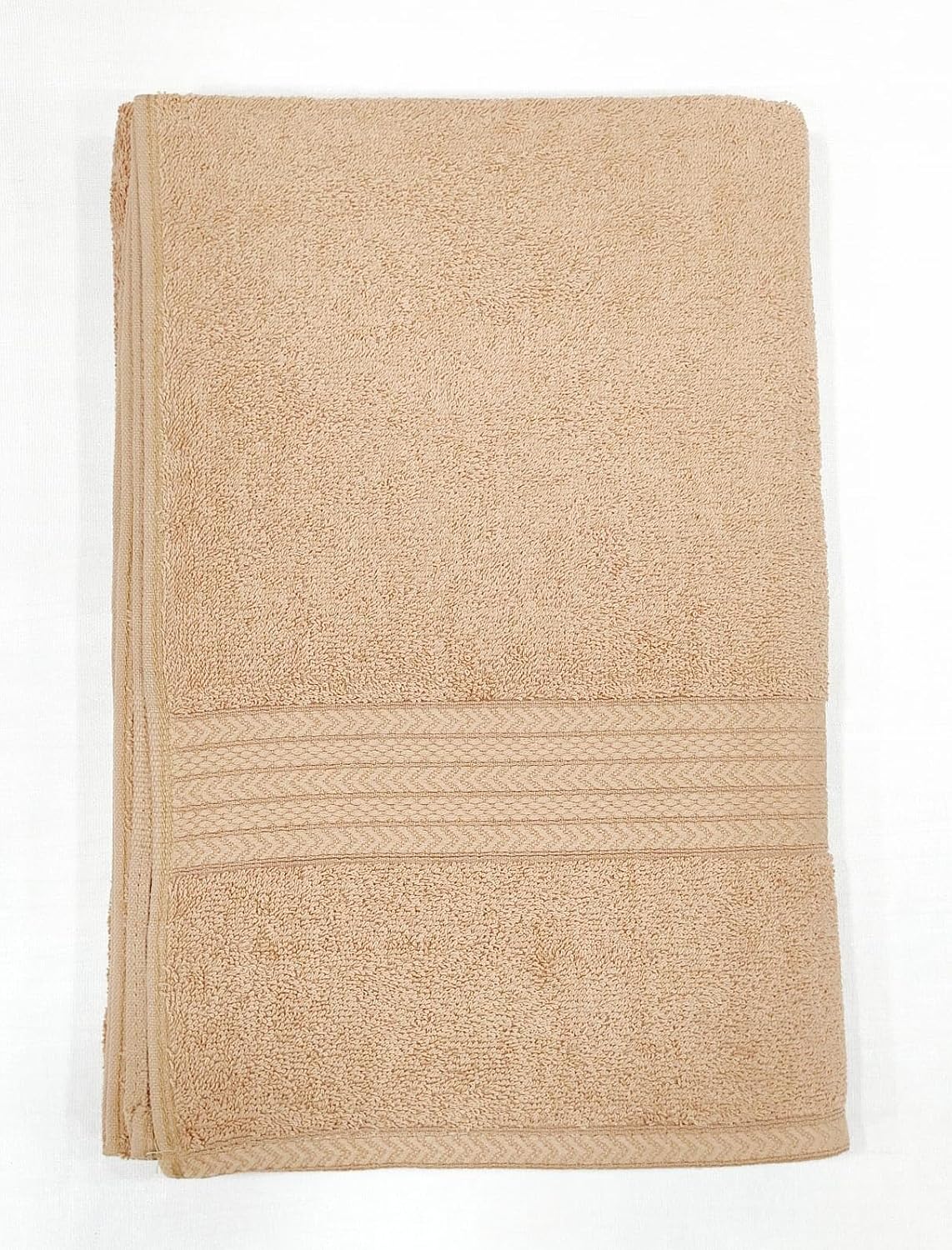 Bombay Dyeing Tulip Premium Cotton Large Size Bath Towel 500 Gsm (Rusty)