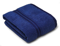 Lukzer Soft 100% Cotton Light Weight Super Absorbant Bath Towel 600 Gsm (Blue)