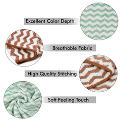 Urbanleaf Super Soft Microfiber Designer Hand Towels 400 Gsm (Multicolours)- 2 Pieces