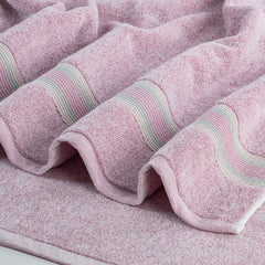 Spread Spain Water & Soil Bath Towel 550 Gsm | Luxurious Blend Of Cotton & Bamboo Fiber Bath Towel Ultra-Absorbent, Quick-Drying & Skin-Friendly (Pink)